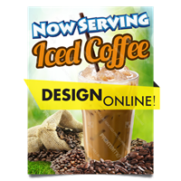 BV-038 Iced Coffee Poster