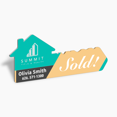 Key Cutout Sign