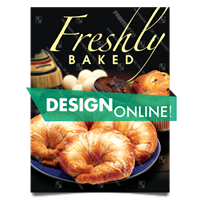 DN-055 Croissant Muffin Poster