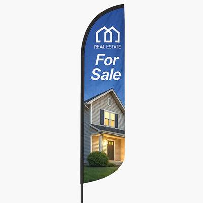 Feather Convex Flag