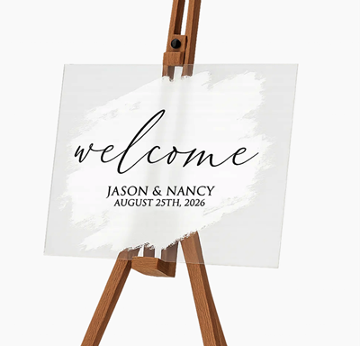 Clear Acrylic Signs