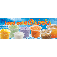 PRB015 Ice Cold Drinks Banner