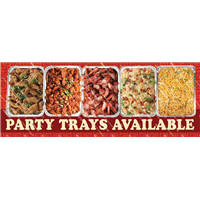 PRB012 Party Trays Banner