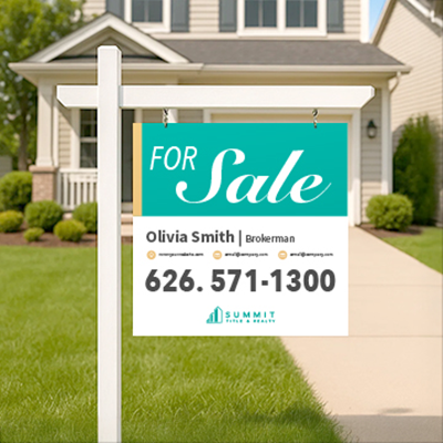 For Sale Sign