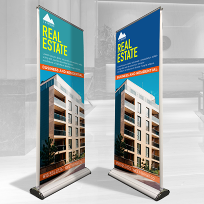 Deluxe Double Sided Retractable Stands