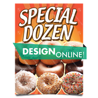DN-005 A Dozen Donut Special Poster