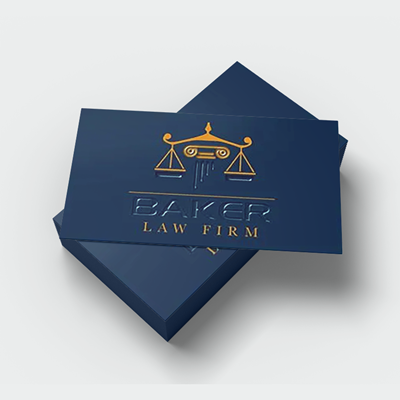Raised Spot UV Business Cards