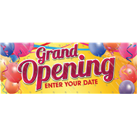 PRB001 Grand Opening Banner