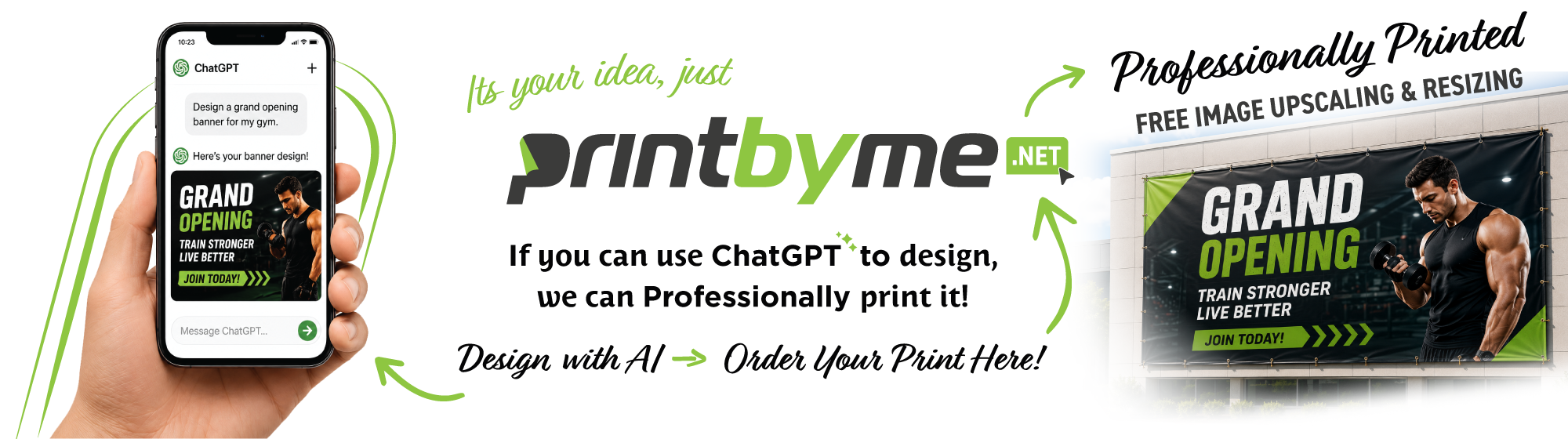 Order Your Banner Now! 