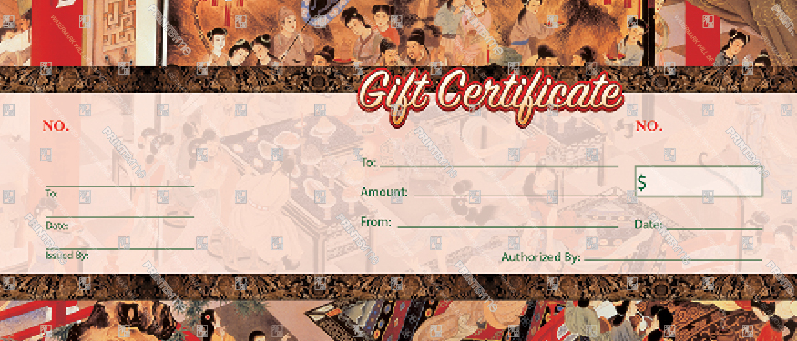 Chinese Painting Gift Voucher