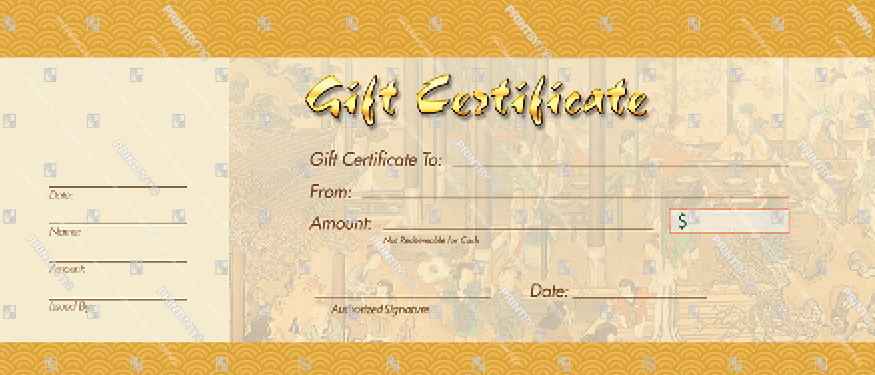 GTF004 Traditional Chinese Painting Gift Voucher