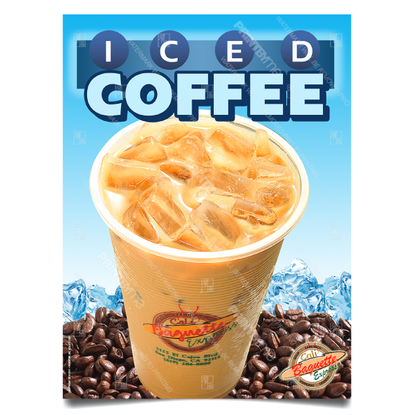 BV-049 Iced Coffee Poster
