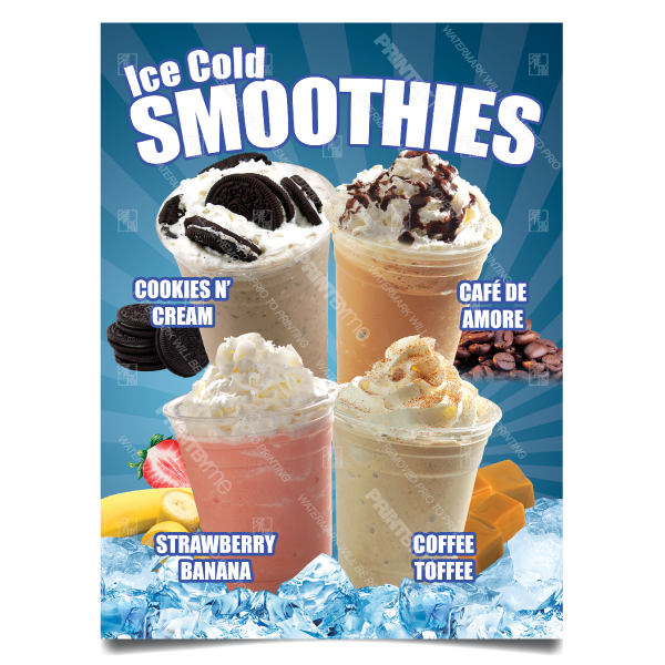 BV-097 Ice Cold Smoothies Poster