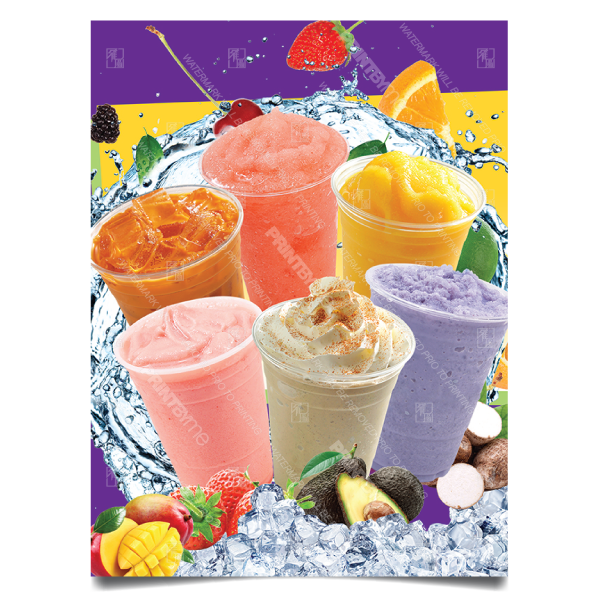 BV-112 Assorted Smoothies Poster