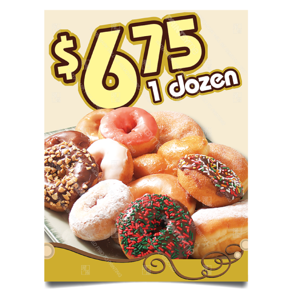 MC-017 A Dozen Donut Special Poster